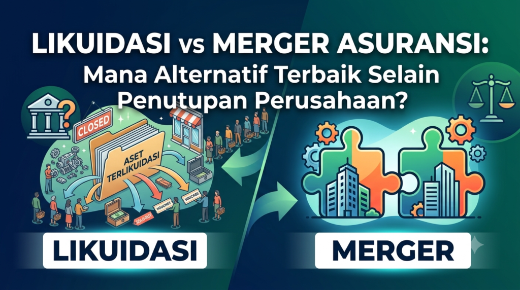 Likuidasi vs merger asuransi