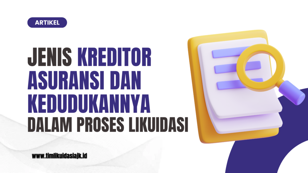 Jenis Kreditor Asuransi